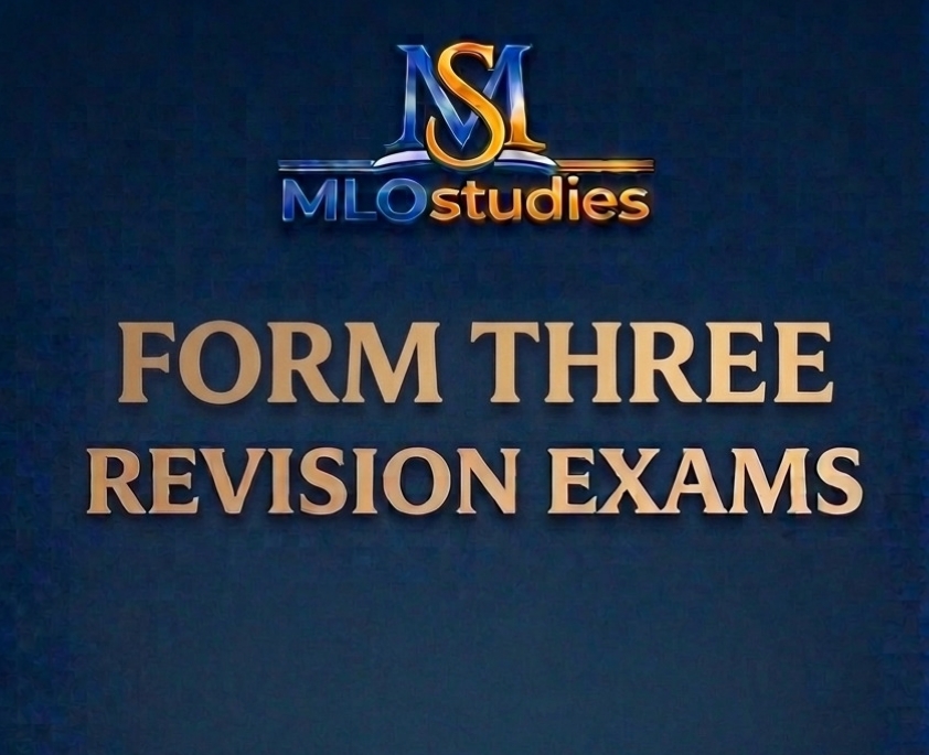 FORM THREE TERMINAL EXAMINATION MOSHI DISTRICT COUNCIL